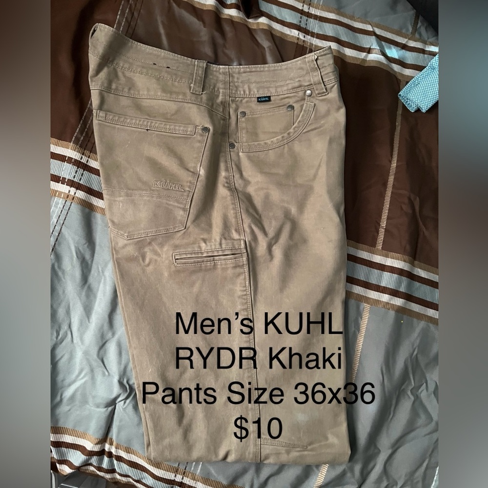 Men’s Kuhl Khaki Pants Size 36x36